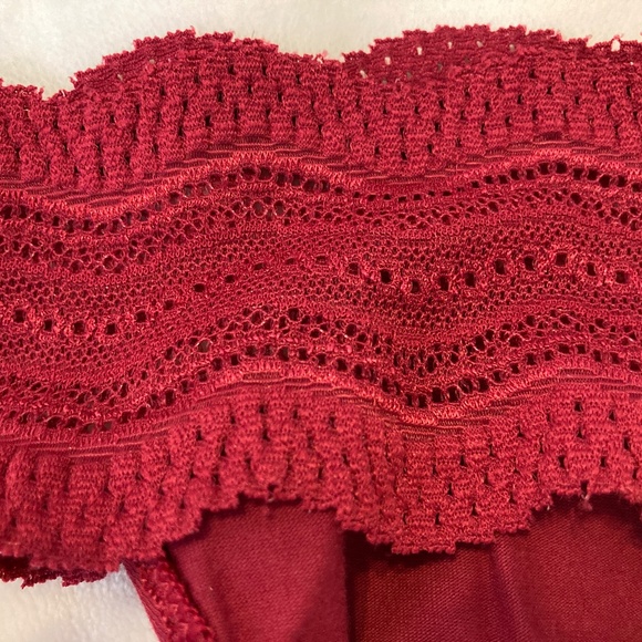 Cosabella - Low Rise Bikini Panti - M - Deep Ruby (NEW) - Picture 2 of 5